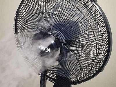 Ventilador Climatizador Nebulizador Aspersor De Água