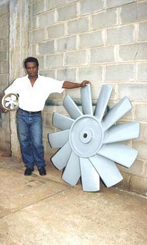 Exaustor axial de parede Exaustor axial de parede