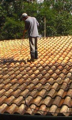 Lavagem de telhado