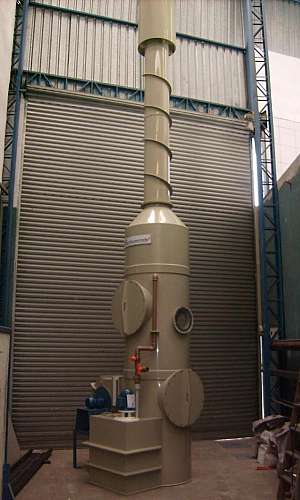 Sistema de lavagem de gases